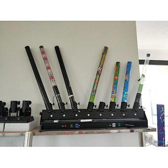 8shots electronic confetti launching systems with power corn plug