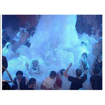 Hanging large foam machine for stage show