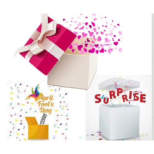 Surprise box for weeding or party
