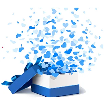 Surprise box for weeding or party