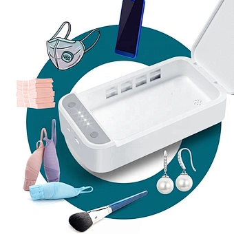 Portable Uv Light Phone Sterilizer Box Disinfecting Lamp Ultraviolet Machine Disinfection For Mask Keys Mobile