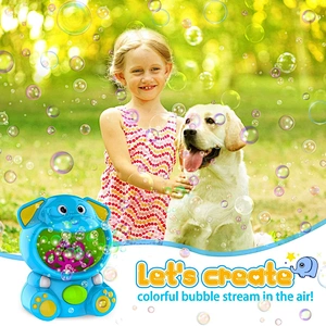 Popular Summer Magic Blower Electric Automatic Maker Gun Mini Fan Outdoor Electronic Walker Machine Cart Bubble Toys For Kids