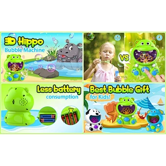 Popular Summer Magic Blower Electric Automatic Maker Gun Mini Fan Outdoor Electronic Walker Machine Cart Bubble Toys For Kids