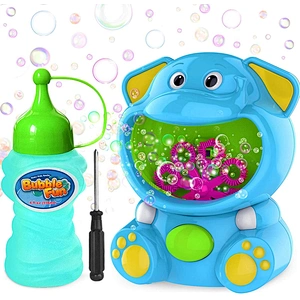 Popular Summer Magic Blower Electric Automatic Maker Gun Mini Fan Outdoor Electronic Walker Machine Cart Bubble Toys For Kids