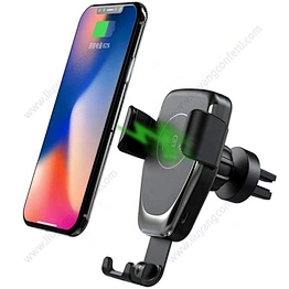 Gravity Xiaomi Phone Baseus Qi For Holder Amazon Automatic Clamp Magnetic Sensor Stand Smart Car Mount Wireless Charger