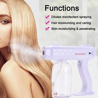 Gun Disinfectant Sprayer Handheld Nano Steam Sterilization Nebulizers Wireless Portable Disinfection Atomization Spray Machine