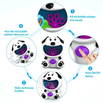2020 Party Wedding Kids Stage Effect Bath Set Soap Plastic Battery Electronic Machine Blowing Maker Making Blower Bubble Toys