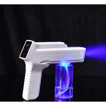 Fog Mist Sanitizer Disinfection Machine Virus Nano Blue Light Atomization Cordless Steam Portable Spray Screen Disinfect Gun