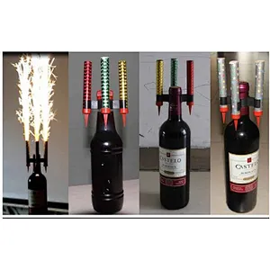 Triple Fountain Candles Clip for champagne  wine and beer