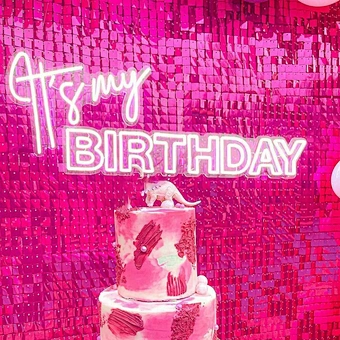 Air Active Connector Iridescent Pink Square Glitter Backdrop Wedding Party Live Board Event Sequin Panel Shimmer Wall