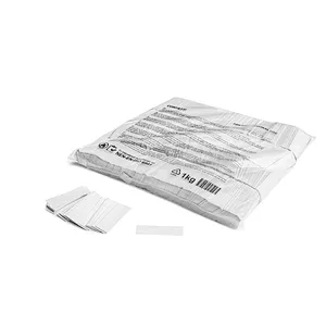 flameproof colorfast white paper confetti