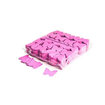 Flameproof colorfast tissue light green butterfly confetti