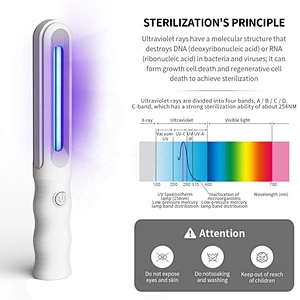 Sanitizing Wand Smart phone Usb Sanitizer Uvc Stick Portable Uv Sterilizer for Money Pacifier Pocket Robot Room Salon Bar