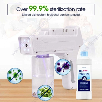 auto Sprayer Multi-function Air Machine Nano Atomization Spraying Fogging Steam Atomizing Mobile Electric Disinfection Spray Gun