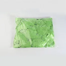 100% Biodegradable green color confetti for wedding stage concept party festival shows