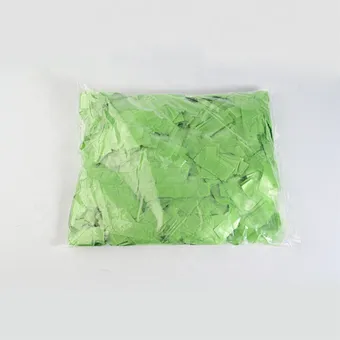 100% Biodegradable green color confetti for wedding stage concept party festival shows