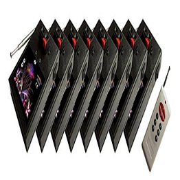 8 channels remote control small firing system.  1 transmitter + 8 receivers = 1 set