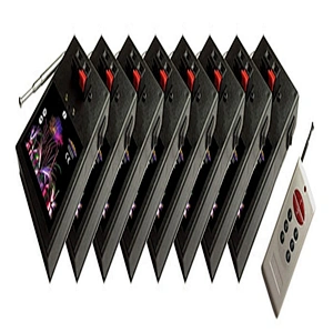 8 channels remote control small firing system.  1 transmitter + 8 receivers = 1 set
