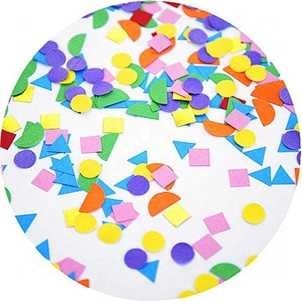 mix color metallic Confetti Wands Confetti Flick Stick confetti stick for wedding stage concept party festival shows