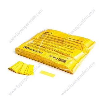 Paper Wedding Blaster Decoration Cannon Popper Glitter Shooter Streamer Tissue Yellow Confetti
