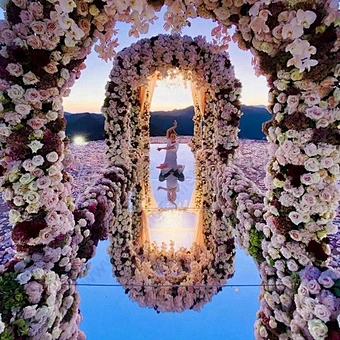 Decorative Silver Runner Mariage Aisle Glitter Sheet Mirrored Dance Floor Wedding Backdrop Wall Decoration Panel Mirror Carpet