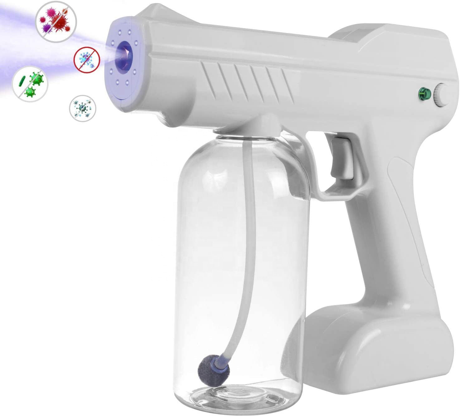 Atomization Machine Atomizer Fog Nano Atomizing Sprayer Sanitizer Spray Ultrasonic Sterilizer Virus Sterilize Gun Disinfection