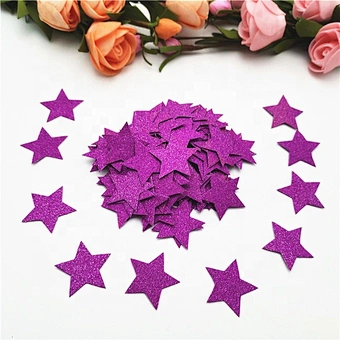 Glitter Rose Gold Silver moon Paper star glitter confetti for Wedding Birthday Party Supplies Baby Shower Decor DIY table event