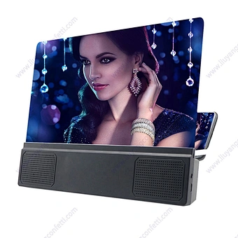 3d Hd Movies Amplifier Projector Cell Enlarger Foldable Stand Smartphones 12