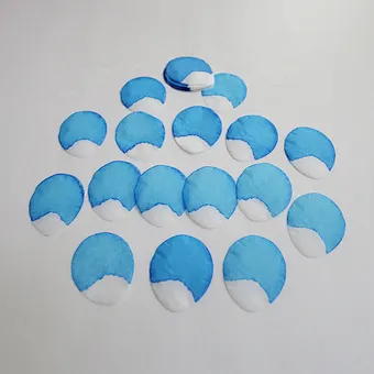 biodegradable flame proof color fast eco friendly tiffany blue flower petal confetti for party wedding supplies decoration stage