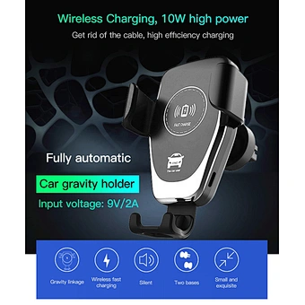 In 10w R2 Magesafe Q2 Magnetic Universal Fast New Smart Magsafe Gybb X7 Qi For Usb Mount Car Phone Holder Wireless Car Charger