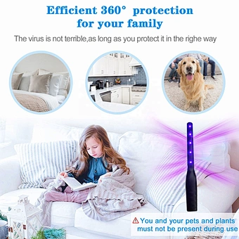 Usb Mini Portable Mobile Personal Pocket Handheld Potable Hot Sale Uv Sterilizer Wand for Room Salon Shoes phone Spa Travel