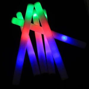 Glow Stick LED Party Light Foam LED Light Baton Sticks led foam glow stick Colorful LED Foam Stick  for Concert Cheering
