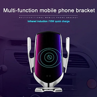 R2 Mount Iphone 12 Holder Phone Magnet Smart Sensor Automatic Magnetic High Quality Charging Car Wireless Charger