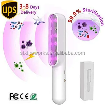 Sterilization Portable Led Uvc Light Bulb Lamp Germicidal Disinfection Wand Pocket Handheld Uv Sterilizer For Baby Bottle Toys