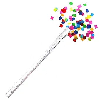 mix color metallic Confetti Wands Confetti Flick Stick confetti stick for wedding stage concept party festival shows
