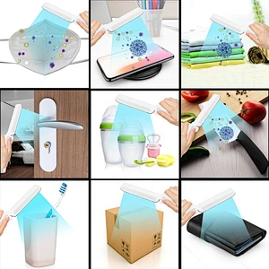 Handheld Phone Uvc Stick Wand Sanitizer Water Mini Nail Ozone Germicidal Lamp Pocket Disinfection Uv Light Sterilizer For Room