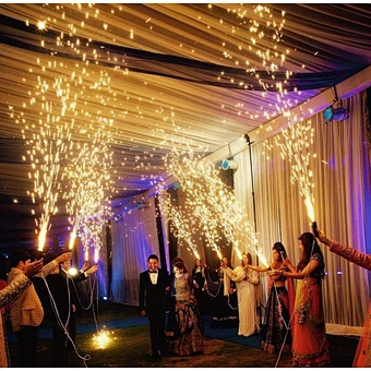 Reusable cold pyro gun for wedding party decoration supplies stage even night club dj