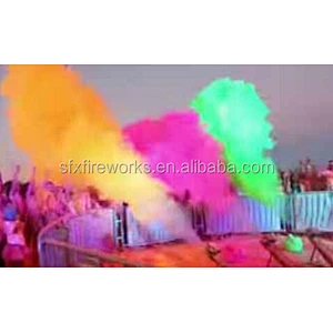 high quality celebration party color powder confetti shooting machine