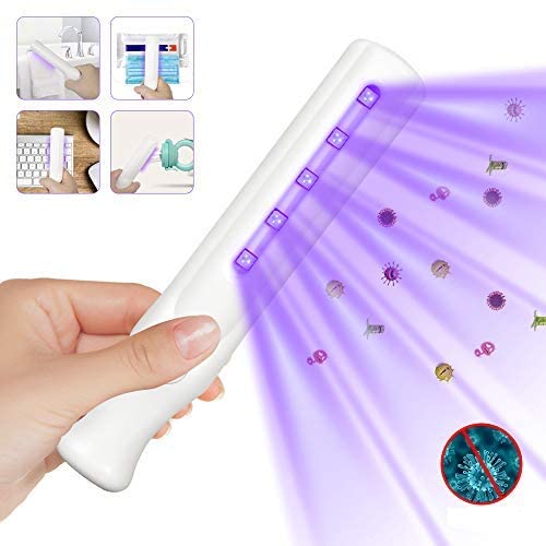 Handheld Wand Portable Travel Cleaner Without Chemicals Uv Light Sanitizer For Phone Toy Hotel Household Wardrobe Toilet Car Pet