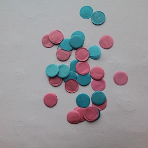 Lowest  price 1 cm  tissue  round confetti paper for party poppers