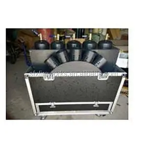 Fan shape super color flame projectors -8-10meters height effect.