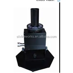 Chinging color CO2 jet, DMX control, No noise.