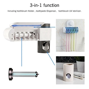 Electric Led Light Disinfection Box Multi Function Sterilizer Portable Smart Sterilization Toothbrush Uv Sterilizer