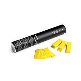 Handheld confetti Cannon 30cm yellow color fireproof and colorfast tissue confetti effect