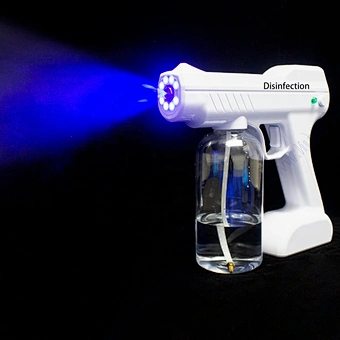Blue Ray Nano Rechargeable Gun Disinfection Mist Hand Portable Sanitizer Disinfectant Liquid Automatic Spray Alcohol Sprayer