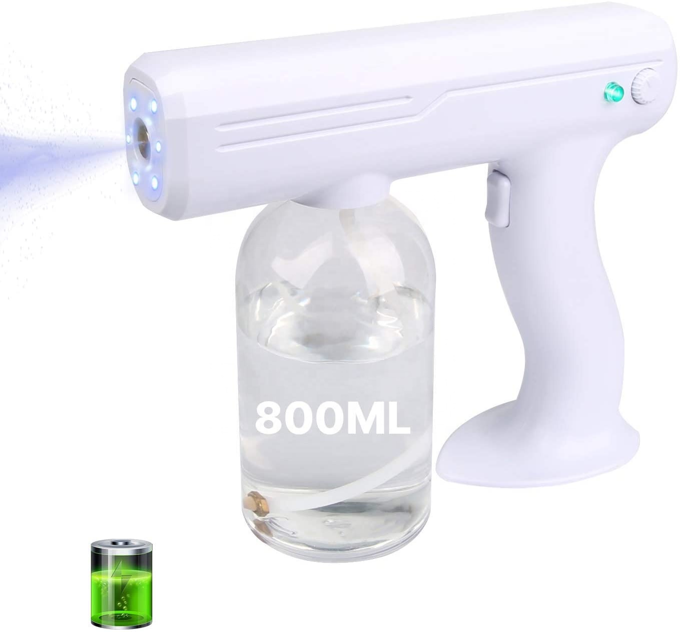 Cordless Fogger Gun A Disinfectant Spray Device Aerosol Alcohol Sanitizer Portable Fog Sprayer Purifier Disinfecting Machine