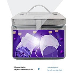 Baby Ip65 Light Sterilization Tray Multi-function Disinfection Box Uv Cell Phone Sanitizer Uvc Sterilizer Bag Cleaner