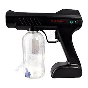 Rechargeable Blue Light Nano Steam Gun Spray Machine Ultra Aerosol Water Mist Trigger Alcohol Sterilizer Disinfection Sprayer