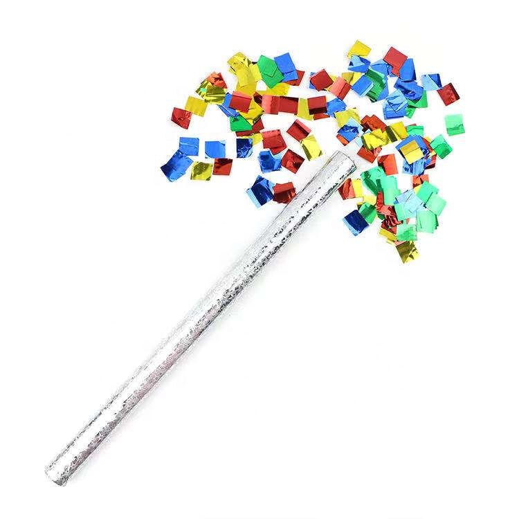 mix color tissue Confetti Wands Confetti Flick Stick confetti stick for wedding stage concept party festival shows