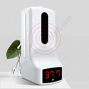 Non Contact Wall Mounted 70% Alcohol Disinfectant Mist Sprayer Sterilizer hand Sanitizer dispenser Digital Forehead Thermometer